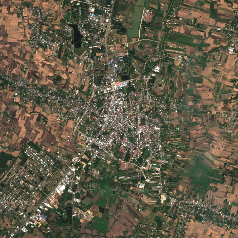 ภาพสีจริง Sentinel-2 ของเพชรบูรณ์ Dec 7, 2021