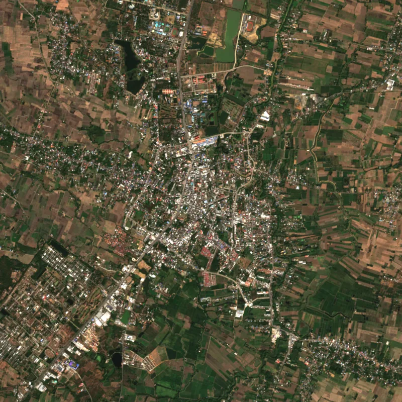 ภาพสีจริง Sentinel-2 ของเพชรบูรณ์ Jan 16, 2023