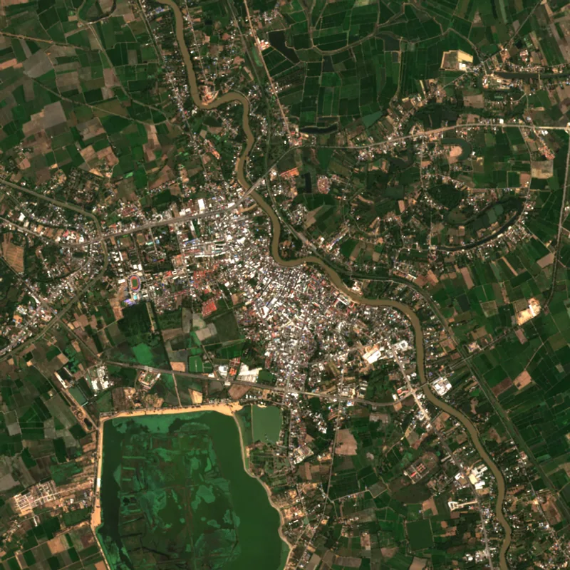 ภาพสีจริง Sentinel-2 ของพิจิตร Jan 29, 2023