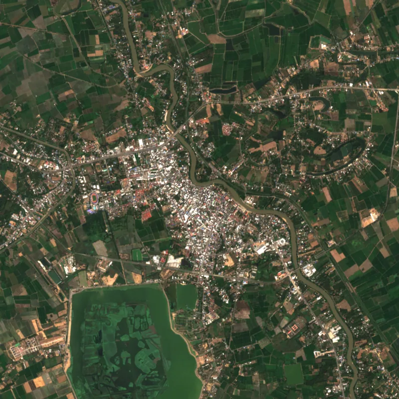 ภาพสีจริง Sentinel-2 ของพิจิตร Feb 8, 2024