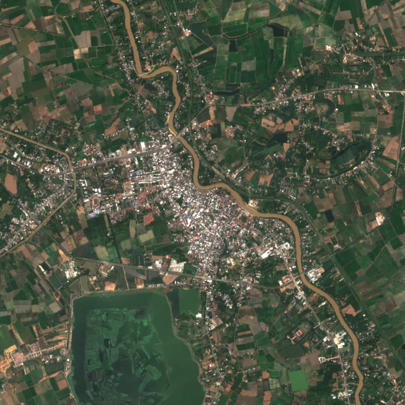ภาพสีจริง Sentinel-2 ของพิจิตร Dec 24, 2024