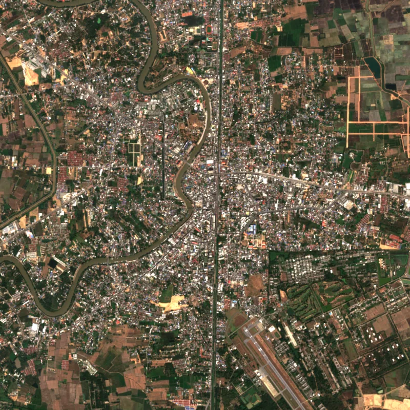 ภาพสีจริง Sentinel-2 ของพิษณุโลก Dec 31, 2019
