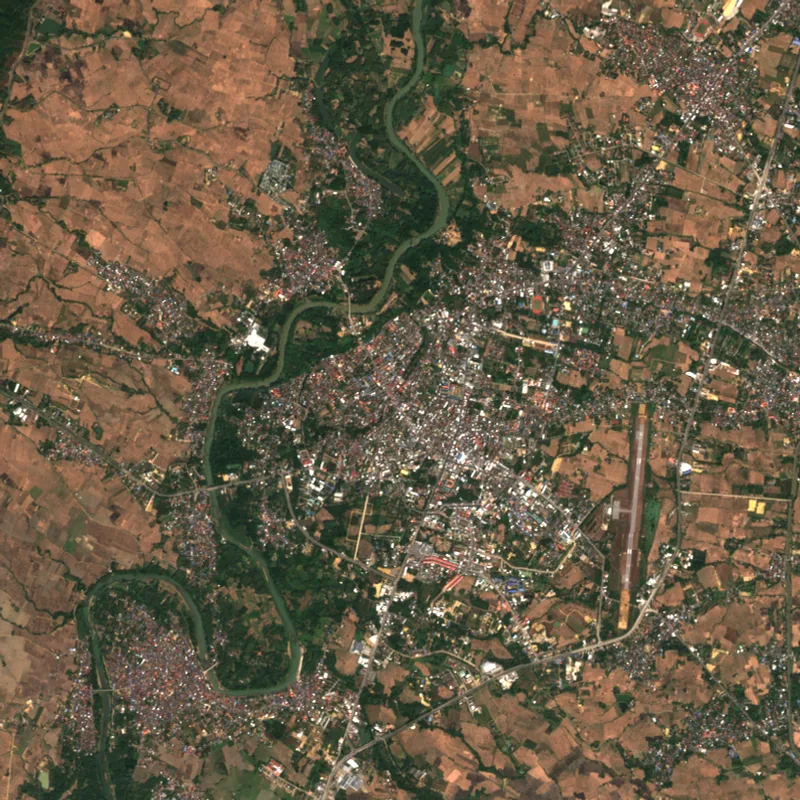 ภาพสีจริง Sentinel-2 ของแพร่ Dec 11, 2019