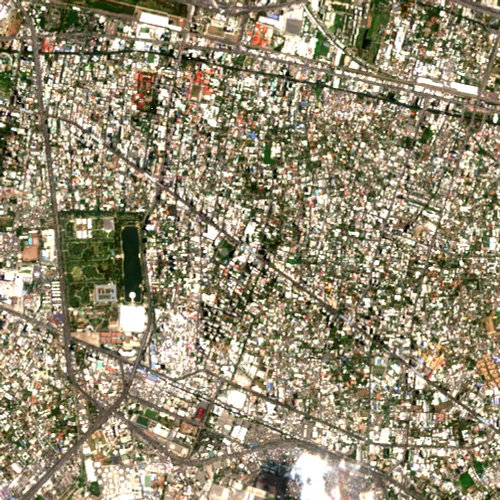 ภาพสีจริง Sentinel-2 ของพร้อมพงษ์ กรุงเทพมหานคร Apr 30, 2024