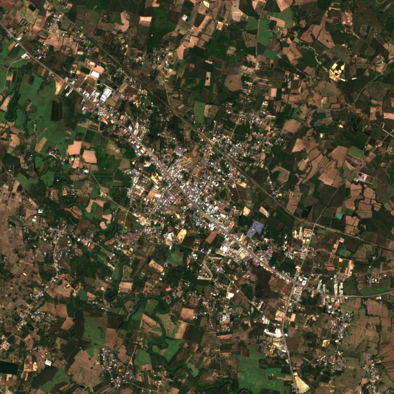 ภาพสีจริง Sentinel-2 ของสระแก้ว Jan 6, 2022