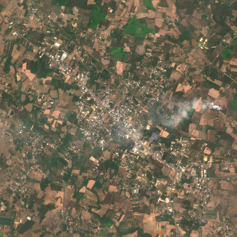ภาพสีจริง Sentinel-2 ของสระแก้ว Mar 7, 2023