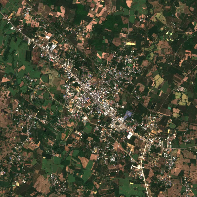 ภาพสีจริง Sentinel-2 ของสระแก้ว Dec 1, 2024