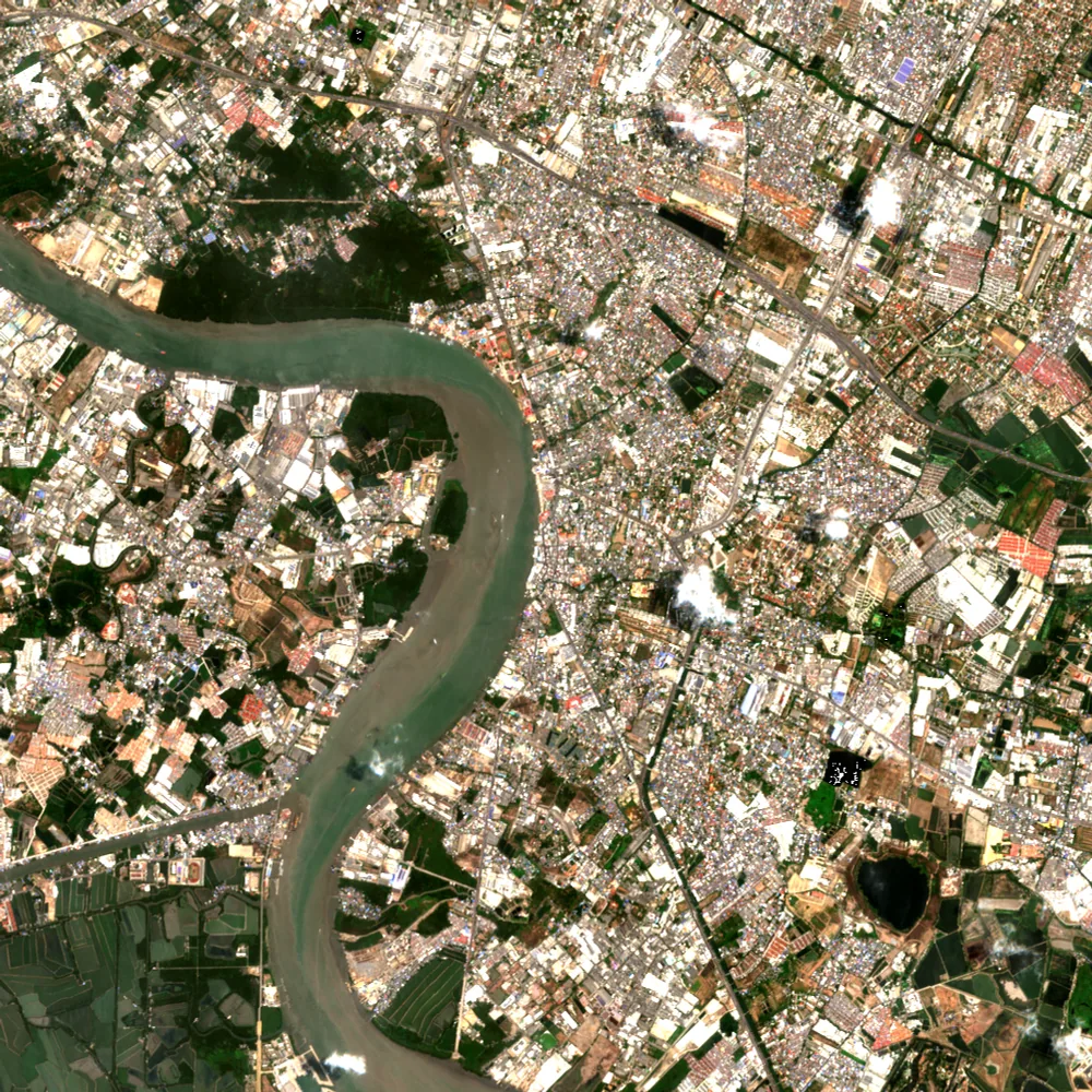 ภาพสีจริง Sentinel-2 ของสมุทรปราการ Apr 30, 2024