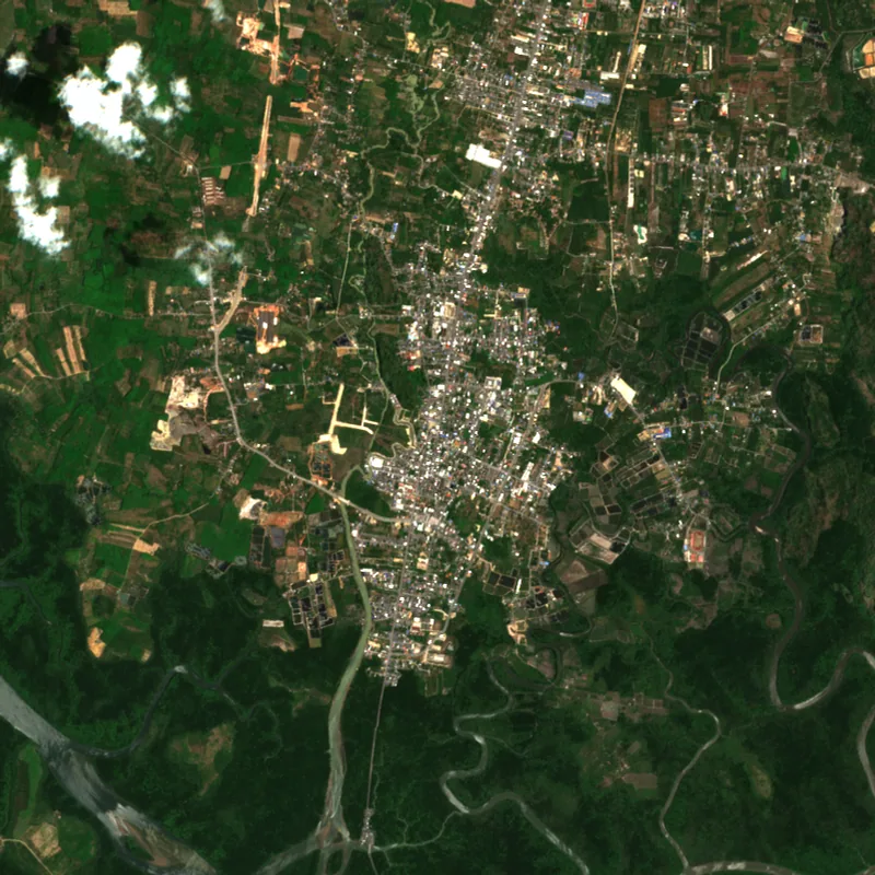 ภาพสีจริง Sentinel-2 ของสตูล Mar 18, 2017