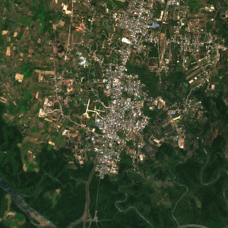 ภาพสีจริง Sentinel-2 ของสตูล Feb 26, 2019