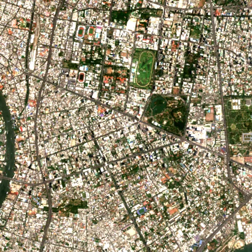 ภาพสีจริง Sentinel-2 ของสีลม กรุงเทพมหานคร Apr 30, 2024