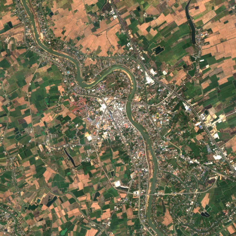 ภาพสีจริง Sentinel-2 ของสิงห์บุรี Mar 13, 2019
