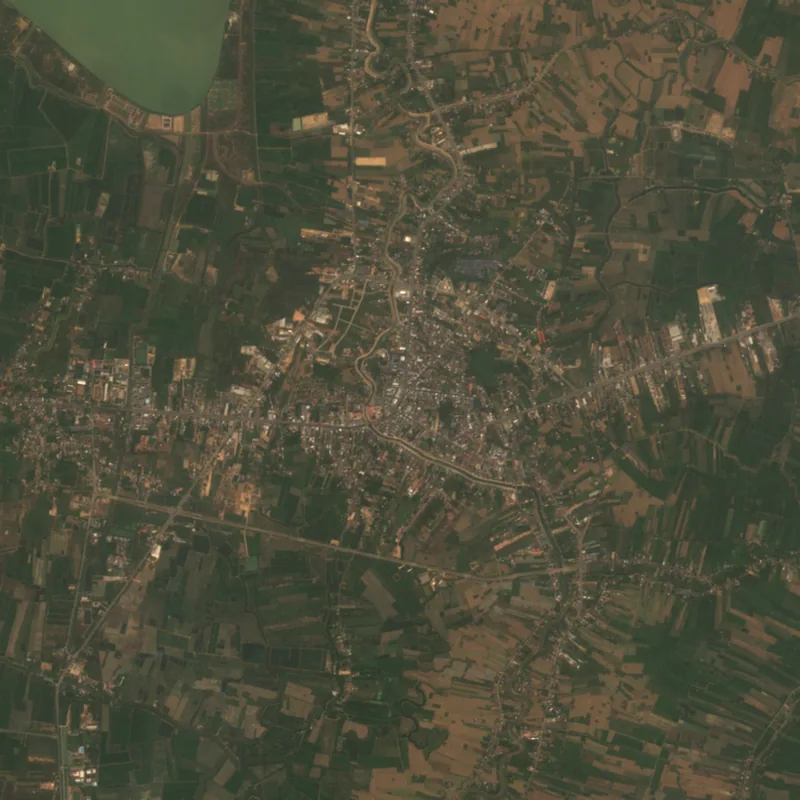 ภาพสีจริง Sentinel-2 ของสุโขทัย Dec 26, 2019