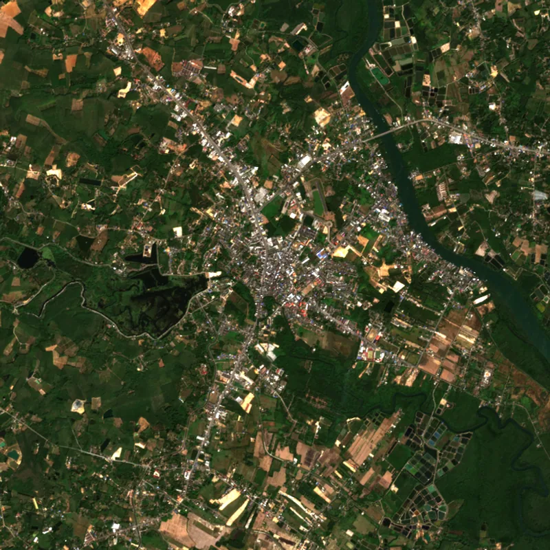 ภาพสีจริง Sentinel-2 ของตราด Dec 10, 2019