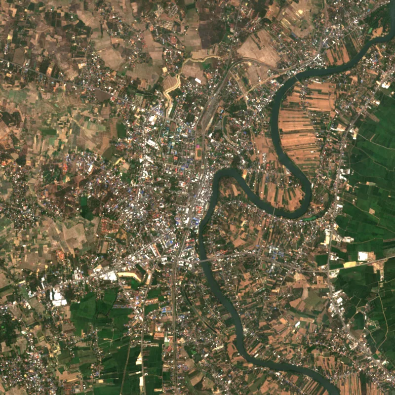 ภาพสีจริง Sentinel-2 ของอุตรดิตถ์ Mar 11, 2019