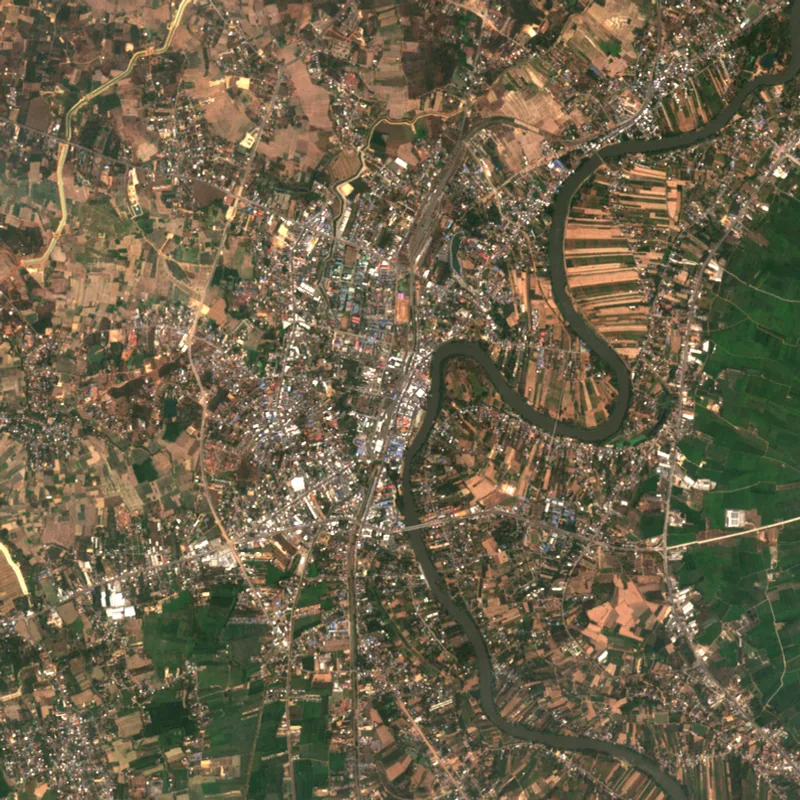 ภาพสีจริง Sentinel-2 ของอุตรดิตถ์ Feb 28, 2023