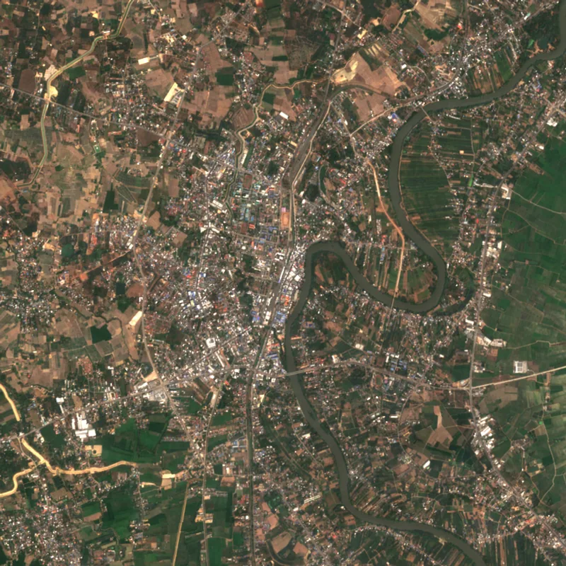 ภาพสีจริง Sentinel-2 ของอุตรดิตถ์ Feb 12, 2025