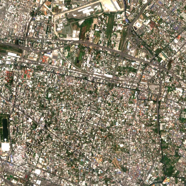 ภาพสีจริง Sentinel-2 ของวัฒนา กรุงเทพมหานคร Apr 21, 2023