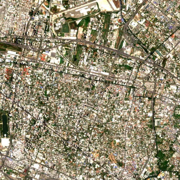 ภาพสีจริง Sentinel-2 ของวัฒนา กรุงเทพมหานคร Apr 30, 2024