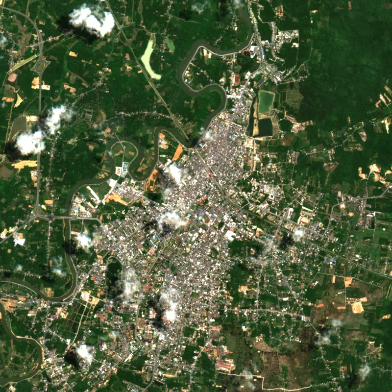 ภาพสีจริง Sentinel-2 ของยะลา Apr 29, 2018