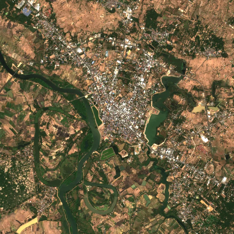 ภาพสีจริง Sentinel-2 ของยโสธร Jan 24, 2019